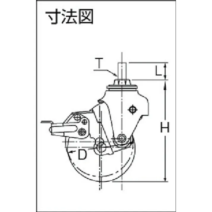 【CAINZ-DASH】ハンマーキャスター クッションキャスターねじ込み旋回式ウレタン車輪100mm 線径2.3mm SP付 935BEA-UZ100-M12-23【別送品】