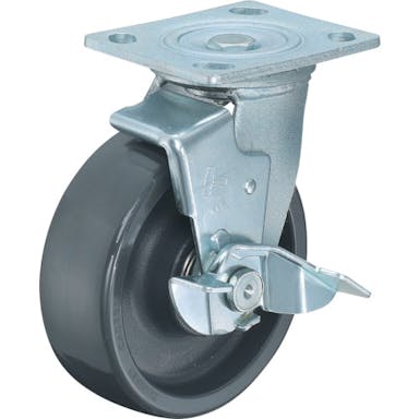 【CAINZ-DASH】ハンマーキャスター 特殊樹脂車輪　自在　ＳＰ付　１５０ｍｍ 519BPS-HBN150【別送品】
