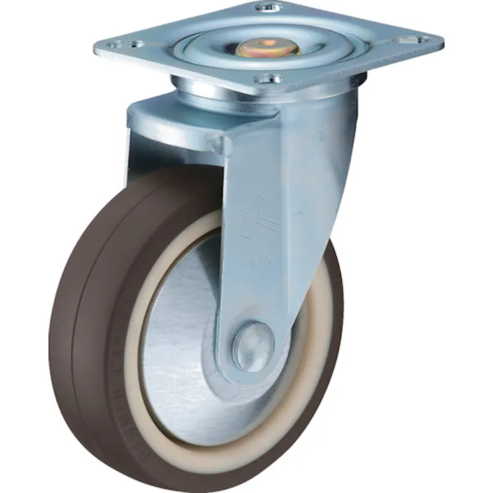 【CAINZ-DASH】ハンマーキャスター 特殊鋼板製 自在 ウレタンB車150mm 420YS-UB150【別送品】