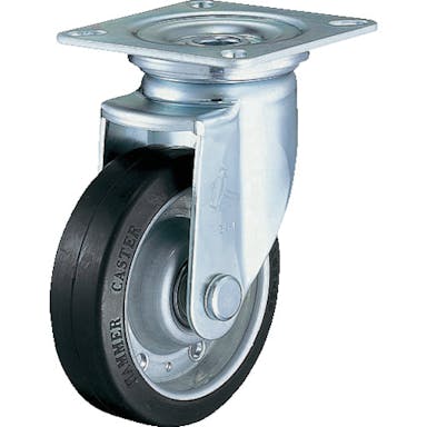 【CAINZ-DASH】ハンマーキャスター 特殊ゴム車輪　ＸＲＺ　Ｊシリーズ　自在　１５０ｍｍ 420J-XRZ150【別送品】