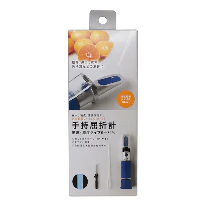 手持屈折計 糖度・濃度タイプ TKR-2