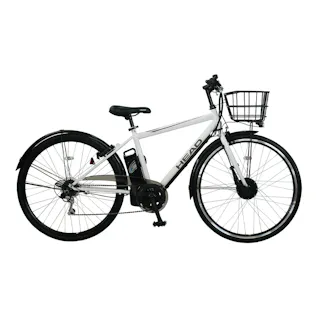 【自転車】HEAD×CHACLE 電動プレステッツァ E6S 27インチ 外装6段 ホワイト