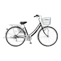 【自転車】《武田産業》CHACLE FLOWDIA フローディア 27インチ 外装6段 ブラック