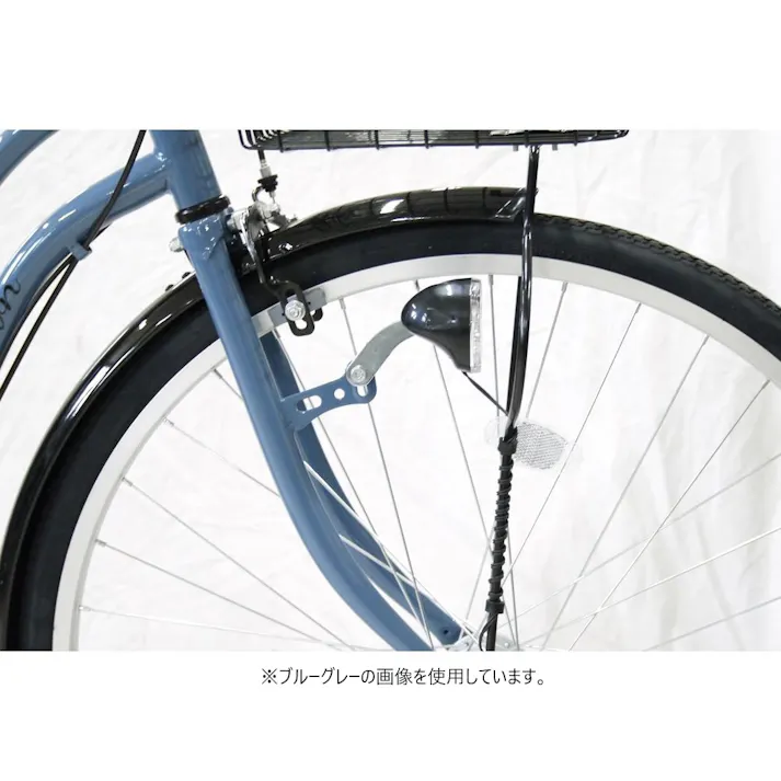 Lietto Town リエットタウン 26インチ 外装6段 FW2-B266LT-AHD ブラック