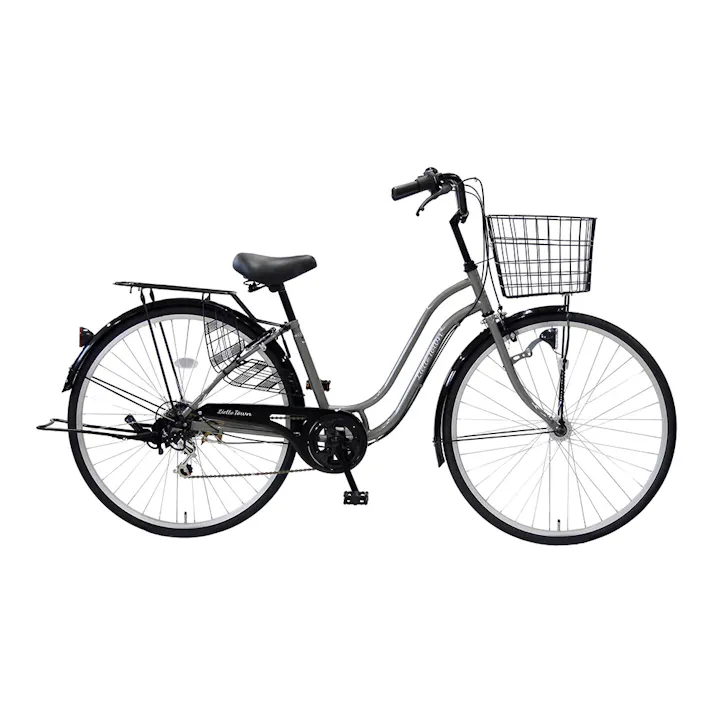 【自転車】Lietto Town リエットタウン 27インチ B276LT-AHD シルバーブラウン