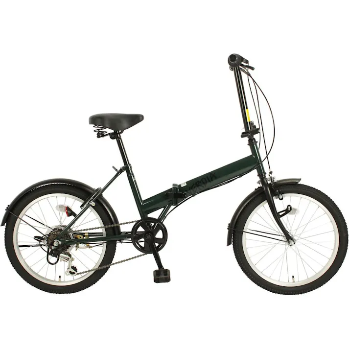 折りたたみ自転車 VERDIA ヴェルディア 20インチ 外装6段 グリーン