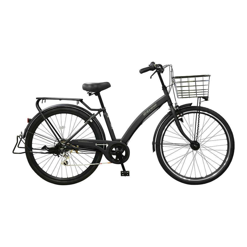 【自転車】CHACLE エアレス ワイド G-Crew G-クルー 外装6段 マットブラック