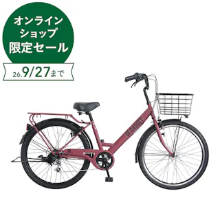 CHACLE GI-GADGET 26インチ 外装6段 マットレッド