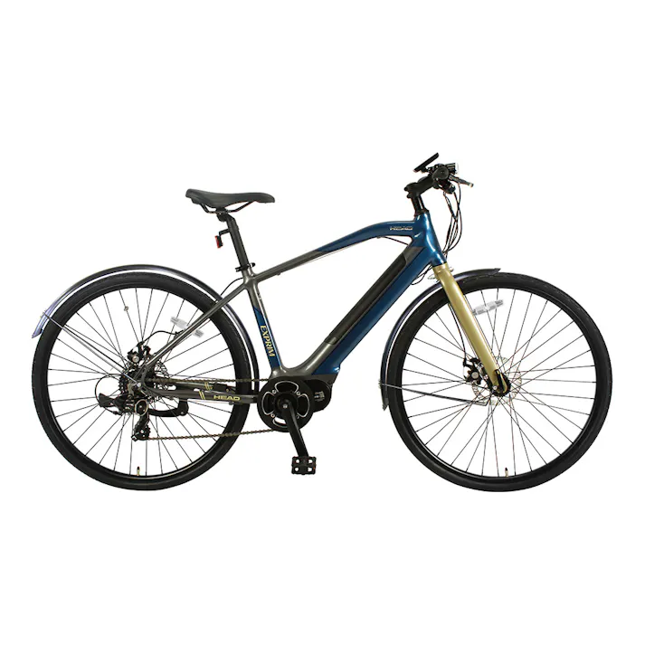電動アシスト自転車 HEAD EXPRIM 700×38C 外装7段 ネイビー