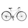 【自転車】HEAD VESPER ヴェスパーHDR 480mm 700C 外装6段 ホワイト