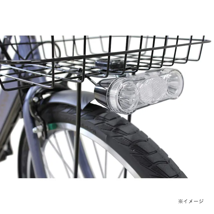 【自転車】26年モデル エアレス電動自転車 軽快 CHACLE フレッシャ FLESHA 260FS2 26インチ パープル