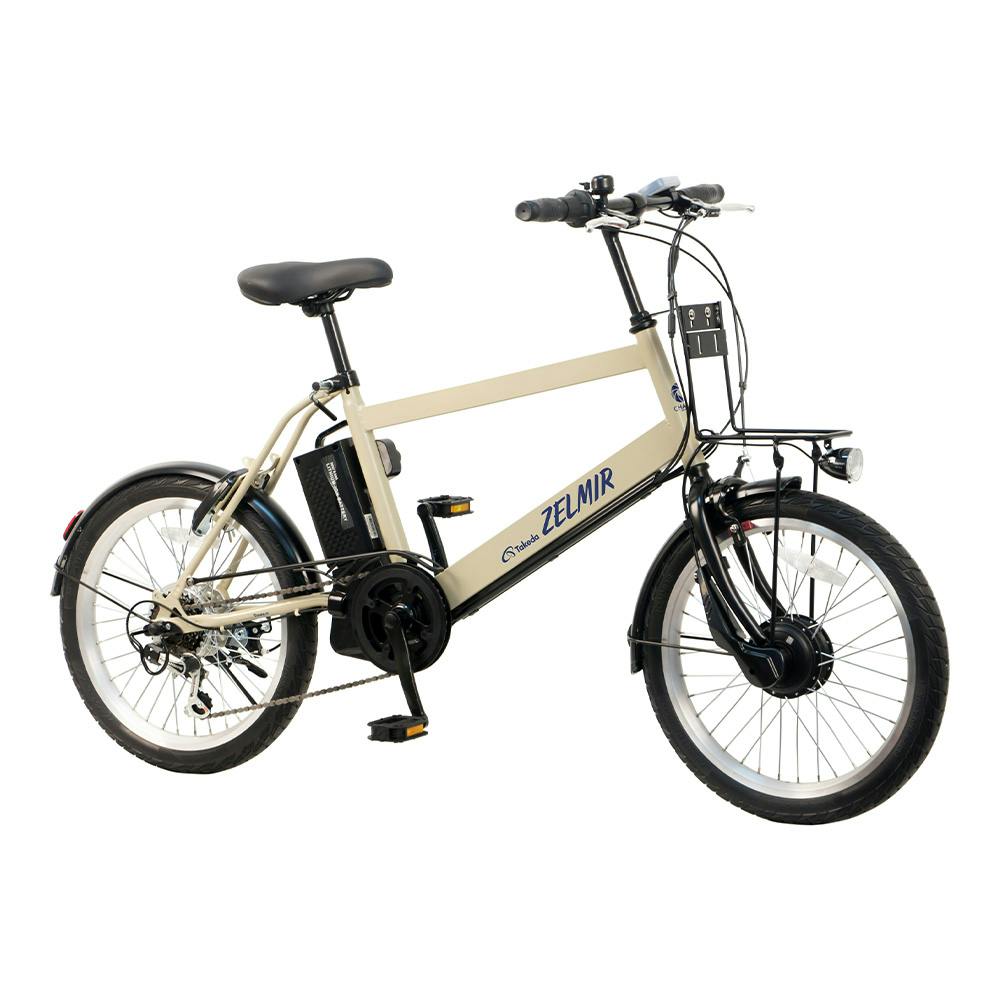 【自転車】26年モデル エアレス電動 ZELMIR ゼルミア 20インチ 6段変速 ベージュ