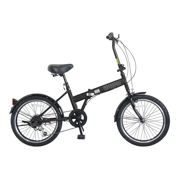 CHACLE 折りたたみ自転車 Viperidae 20インチ 外装6段 マットブラック