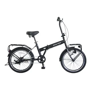 【自転車】CHACLE 折りたたみ自転車 エマノール EMA NOR エアレスタイヤ搭載 マットブラック