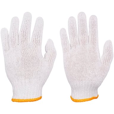 【CAINZ-DASH】ミタニコーポレーション ＃１８０軍手（白色）１２双入４５０ｇ【別送品】