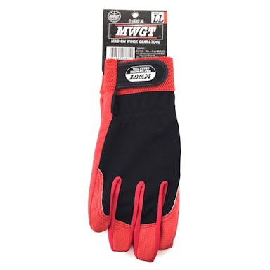 MWGT 合成皮革手袋(レッド) LLサイズ(販売終了)