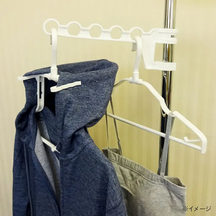 室内干しハンガー PH ポール干しフック ホワイト