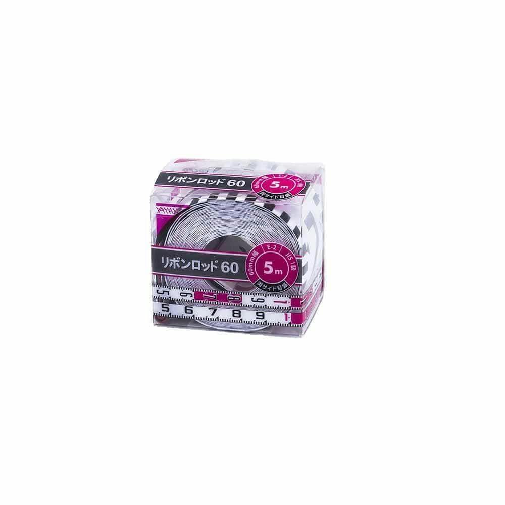 ヤマヨ測定機 リボンロッド 60E2 5m R6B5CP クリアパック入 測量具 ヤマヨ測定機 リボンロッド 60E2 5m R6B5CP クリアパック入 測量具