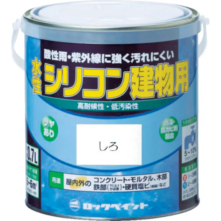 【CAINZ-DASH】ロックペイント 水性シリコン建物用 イエロー 1.6L H11-1156 6S【別送品】