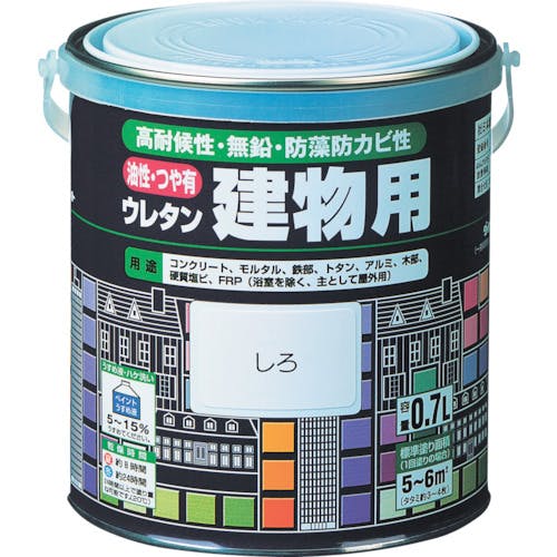 ロックペイント 油性ウレタン建物用 くろ 0.7L H06-1611 03 建物用塗料(油性) ロックペイント 油性ウレタン建物用 くろ 0.7L H06-1611 03 建物用塗料(油性)