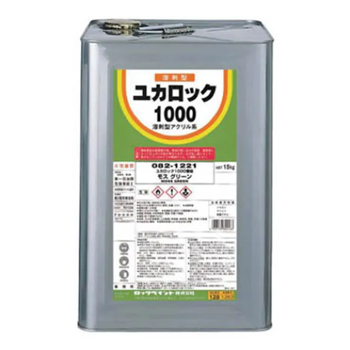 水性・ツヤなし ユカ100 グレー 15kg【SU】