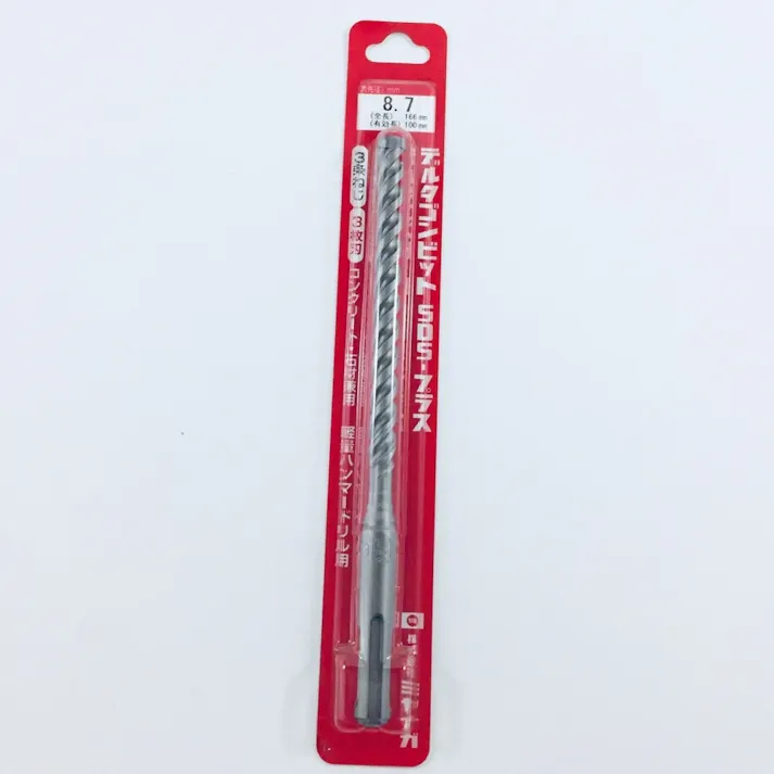 ミヤナガ デルタゴンビットSDSプラス ネジタイプ 8.7×166mm DLSDS087