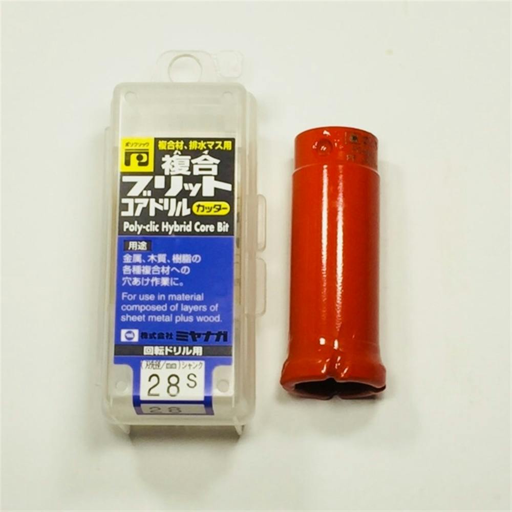 ミヤナガ ハイブリットコアドリル カッター 28 PCH28C | 電動工具 通販