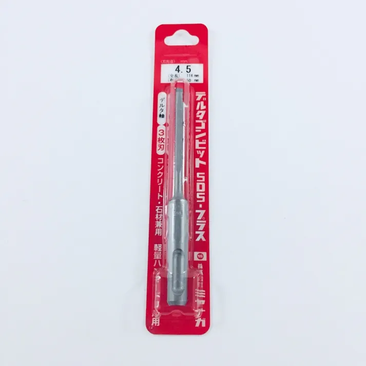ミヤナガ デルタゴンビット SDSプラス デルタ軸タイプ 4.5×116mm DLSDS04511