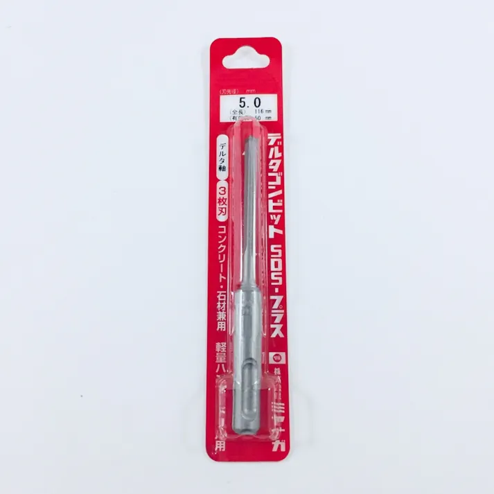 ミヤナガ デルタゴンビット SDSプラス デルタ軸タイプ 5.0×116mm DLSDS05011