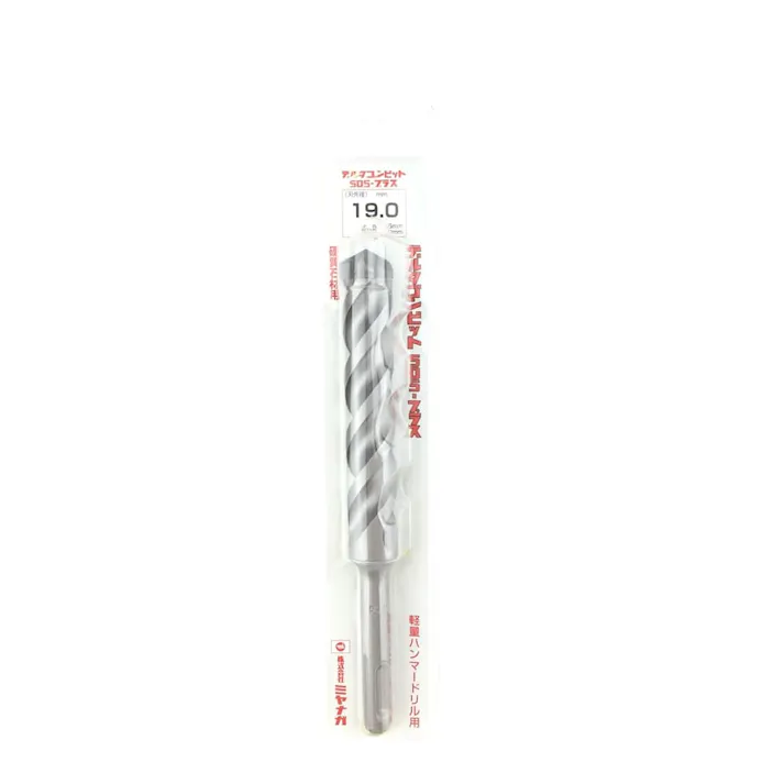 ミヤナガ デルタゴンビットSDSプラス 硬質石材用 19.0×166mm DLSDSG190