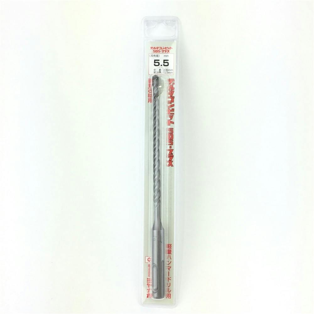 ミヤナガ デルタゴンビットSDSプラス 硬質石材用 DLSDSG055 5.5×166mm