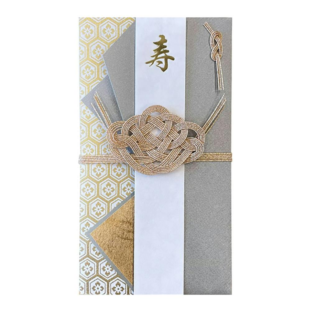 今村紙工 メンズ金封 しろがね