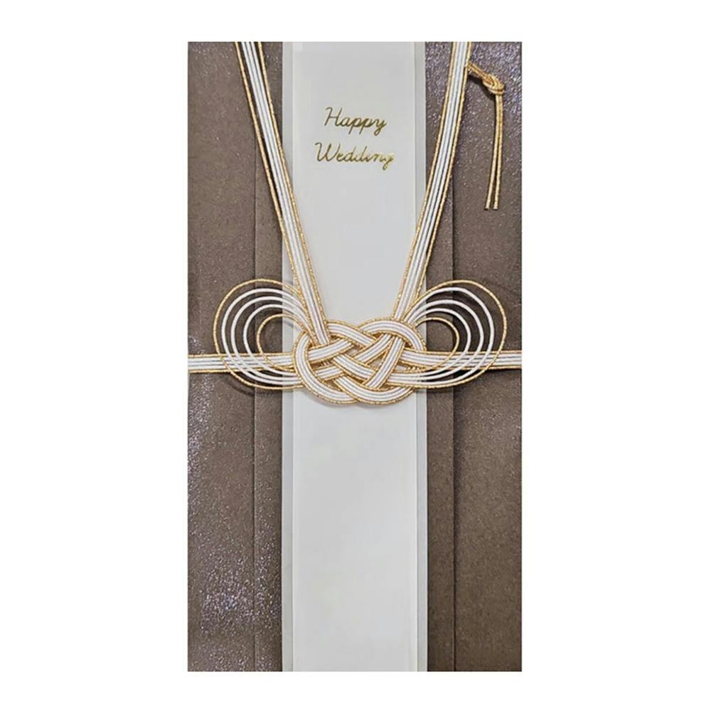 メンズ スリム金封 ブラウン