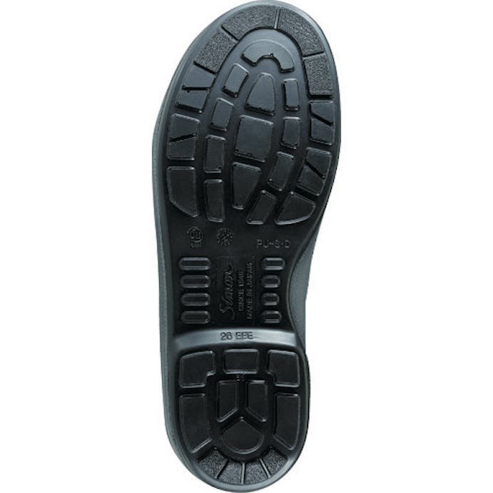 【CAINZ-DASH】シモン 安全靴　編上靴　７５２２黒　２３．５ｃｍ 7522N-23.5【別送品】