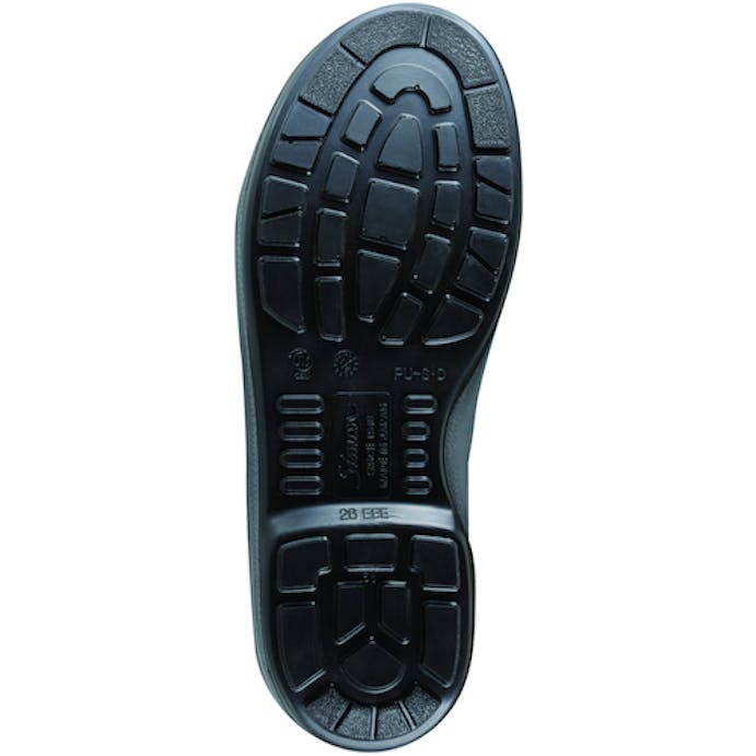 【CAINZ-DASH】シモン 静電安全靴　編上靴　７５２２黒静電靴　２６．５ｃｍ 7522S-26.5【別送品】