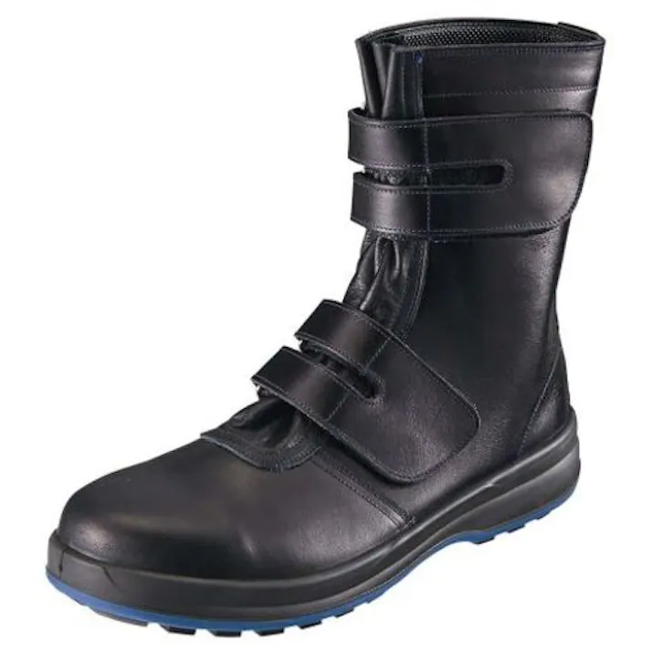 【CAINZ-DASH】シモン 安全靴 長編上 マジック式 8538黒 23.5cm 8538N-23.5【別送品】