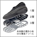 【CAINZ-DASH】シモン 安全靴　マジック式　８５３８黒　２４．５ｃｍ 8538N-24.5【別送品】
