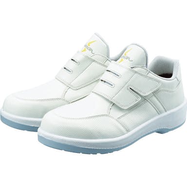 【CAINZ-DASH】シモン 静電プロスニーカー　短靴　８８１８Ｎ白静電仕様　２３．５ｃｍ 8818WS-23.5【別送品】