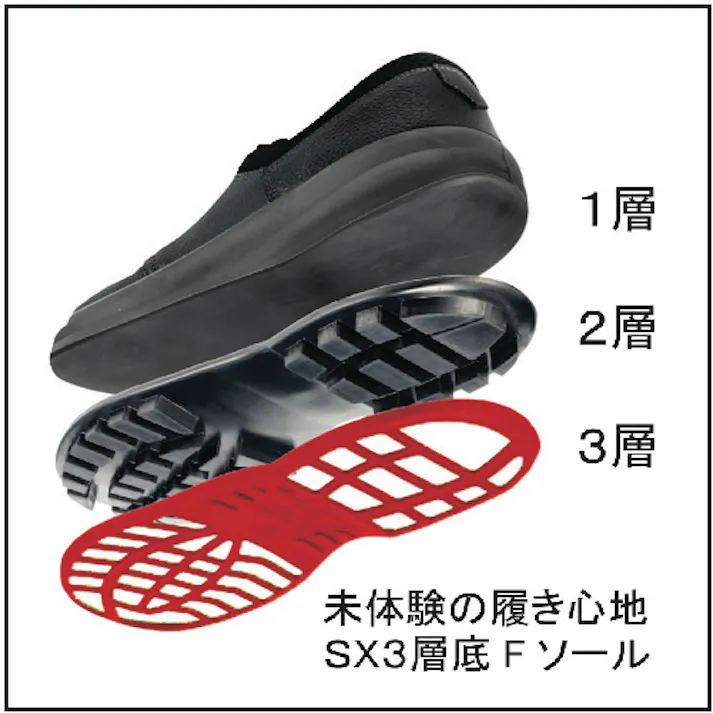 【CAINZ-DASH】シモン 安全靴 短靴 SL11-R黒/赤 23.5cm SL11R-23.5【別送品】