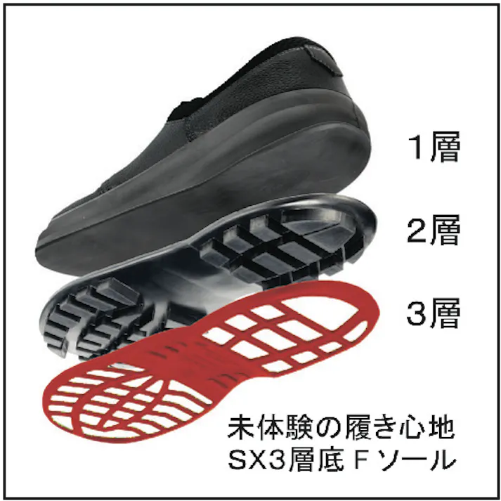 【CAINZ-DASH】シモン 安全靴 短靴 SL11-R黒/赤 24.5cm SL11R-24.5【別送品】