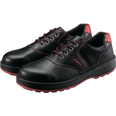 【CAINZ-DASH】シモン 安全靴　短靴　ＳＬ１１－Ｒ黒／赤　２７．５ｃｍ SL11R-27.5【別送品】