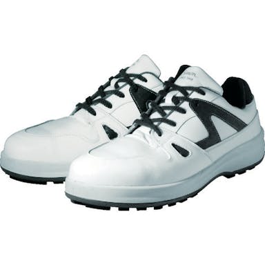 【CAINZ-DASH】シモン 安全靴　短靴　８６１１白／ブルー　２４．０ｃｍ 8611WB-24.0【別送品】