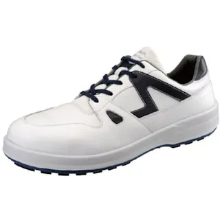 【CAINZ-DASH】シモン 安全靴 短靴 8611白/ブルー 25.0cm 8611WB-25.0【別送品】