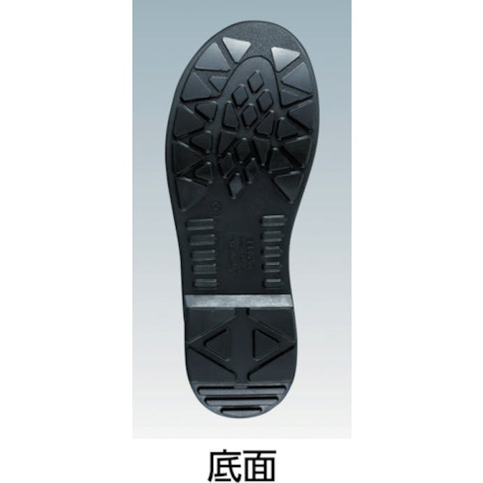 【CAINZ-DASH】シモン 安全靴　中編上　ウレタン２層底　ＡＷ２２　２５．５ｃｍ AW22BK-25.5【別送品】