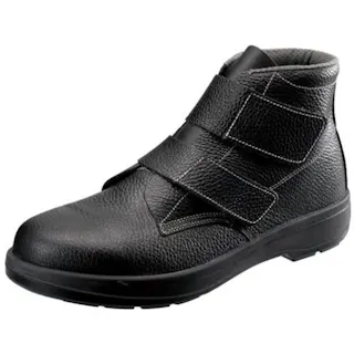 【CAINZ-DASH】シモン 安全靴 中編上 マジックテープ ウレタン2層底 AW28 24.0cm AW28BK-24.0【別送品】