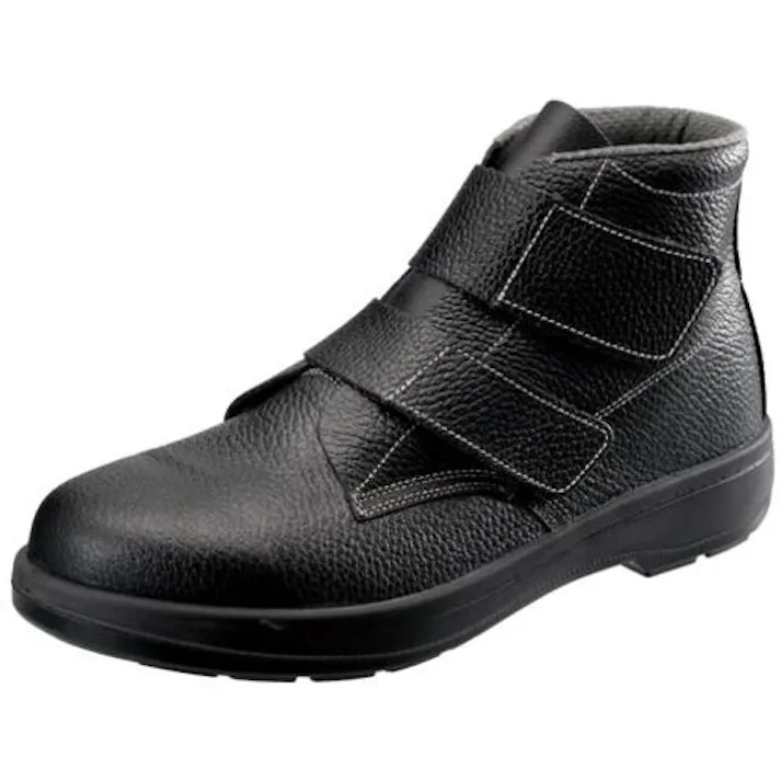 【CAINZ-DASH】シモン 安全靴 中編上 マジックテープ ウレタン2層底 AW28 24.0cm AW28BK-24.0【別送品】