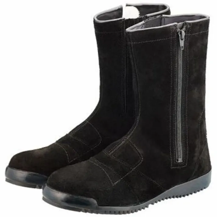 【CAINZ-DASH】シモン 安全靴 長編上 チャック式 高所作業用 3055黒床 25.0 3055BKT-25.0【別送品】