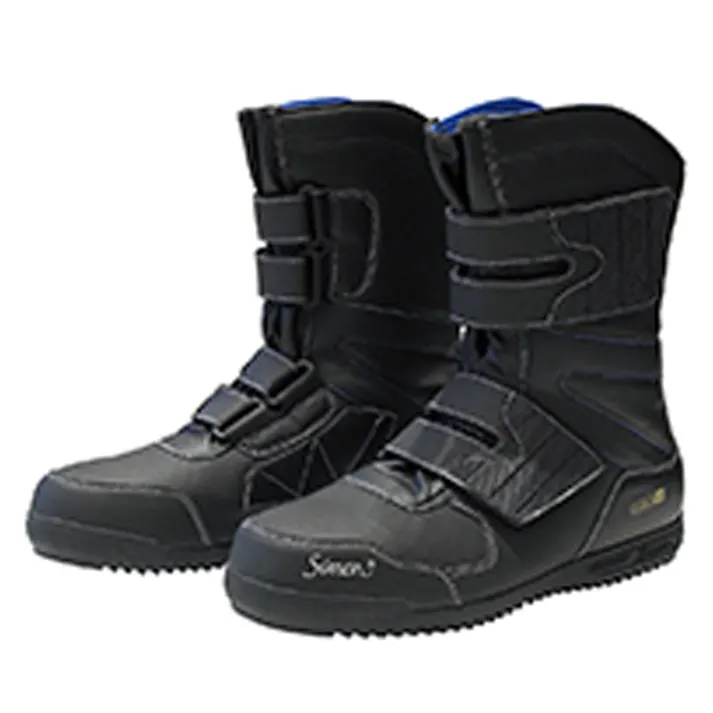 シモン 高所作業用 プロテクティブスニーカー マジック式 長靴 鳶技 S538黒 26.0cm