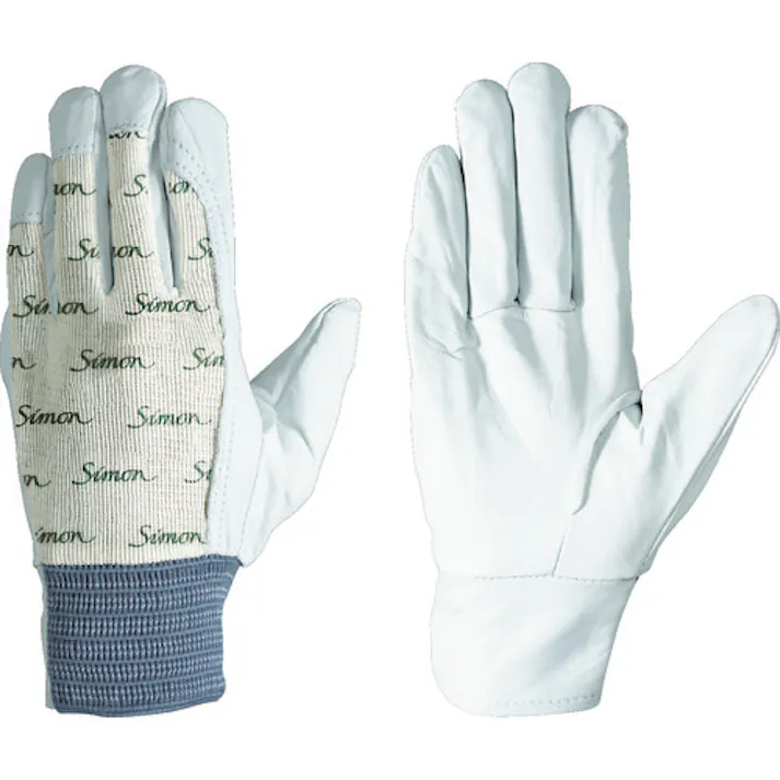 【CAINZ-DASH】シモン 牛本革手袋 甲メリヤス袖口ゴムタック CG126 M CG126 M【別送品】