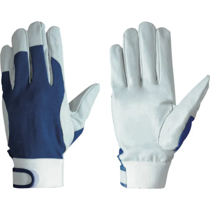 【CAINZ-DASH】シモン 豚革甲メッシュ袖口マジック付 129豚白 L寸 PL129 L【別送品】